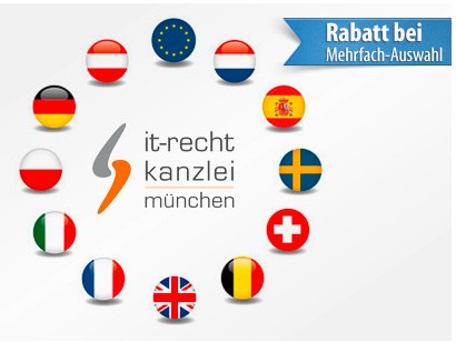 AGB für diverse EU-Länder und Plattformen schon ab 15 Euro monatlich - Made by IT-Recht Kanzlei