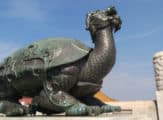 chinesische Statue: Schildkröten-Drache